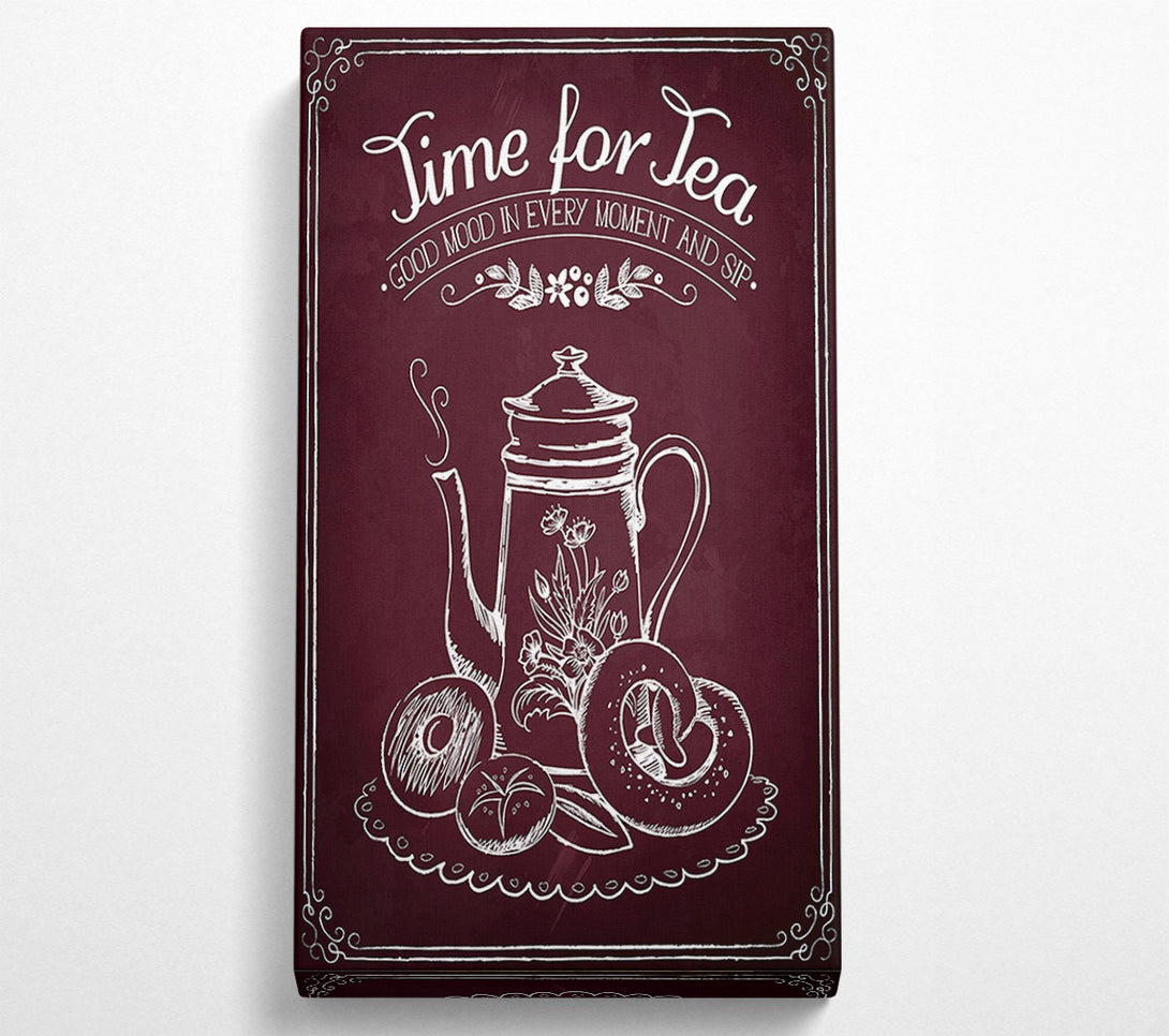  A Canvas Print of Time For Tea 3 Canvas Print