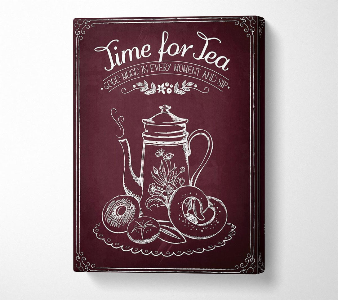  A Canvas Print of Time For Tea 3 Canvas Print