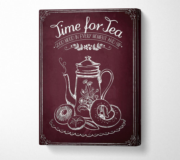  A Canvas Print of Time For Tea 3 Canvas Print