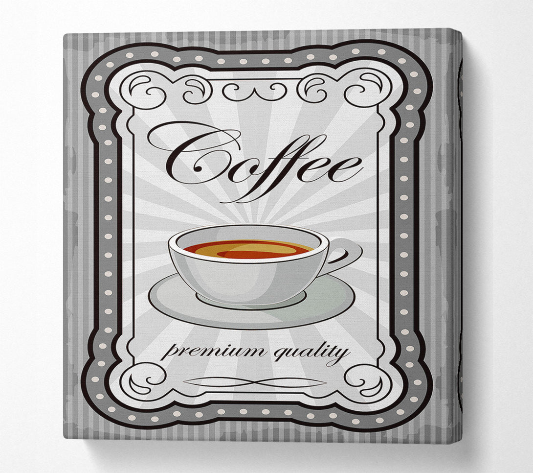  A Canvas Print of Coffee Premium Quality Canvas Art