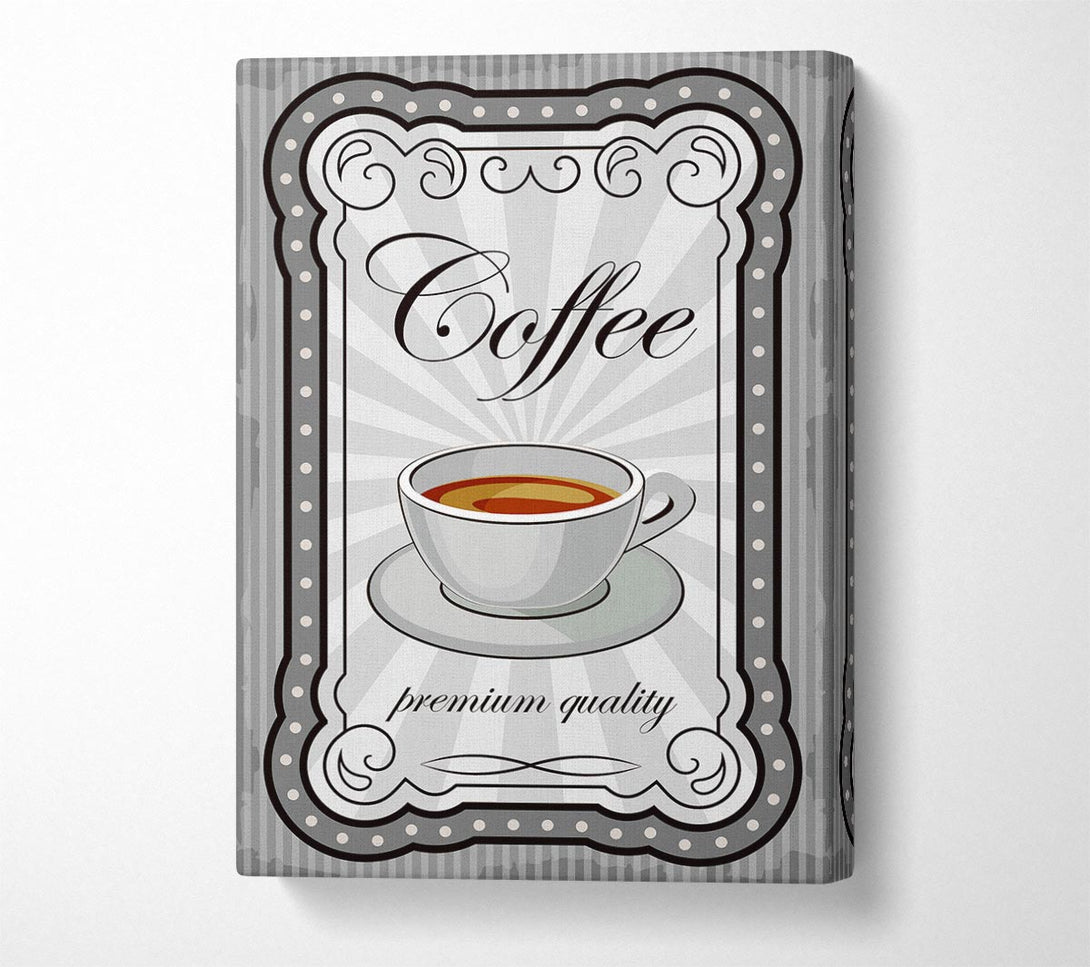  A Canvas Print of Coffee Premium Quality Canvas Art