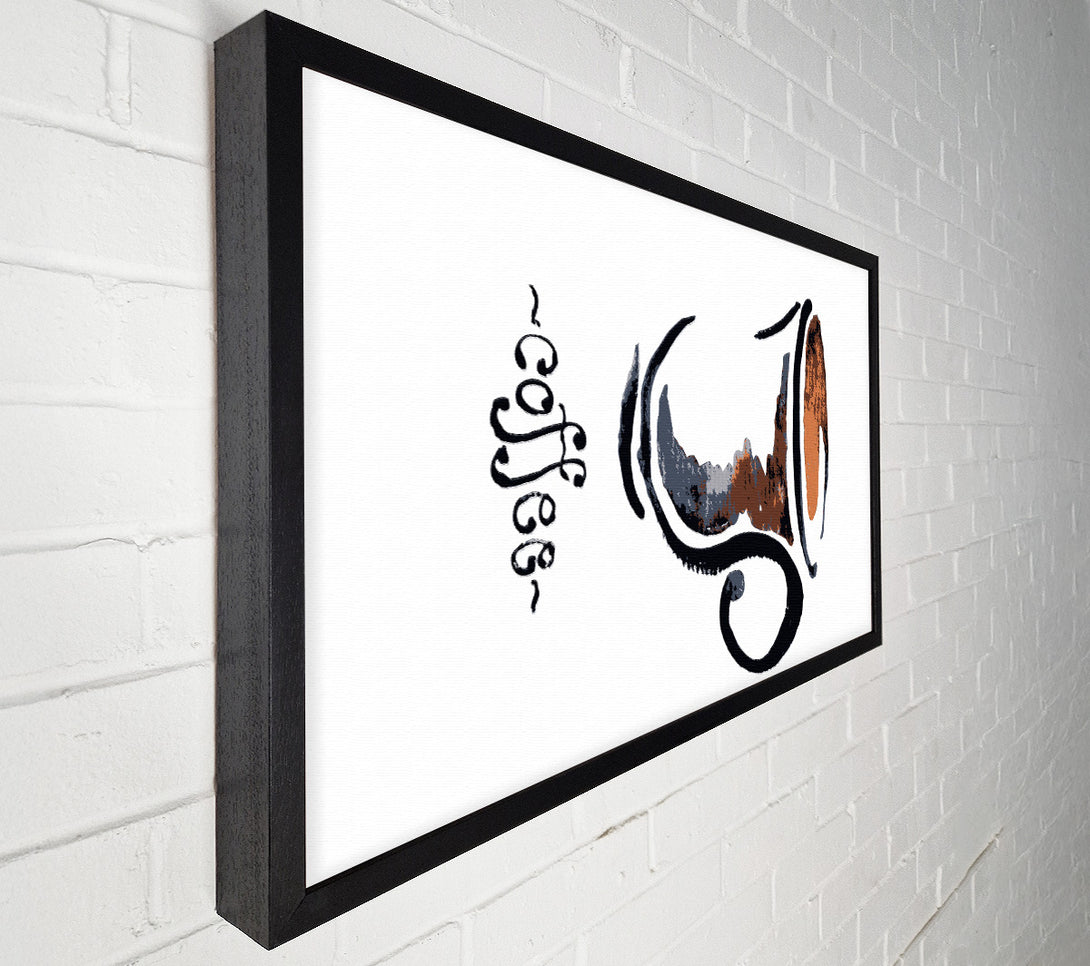  A Canvas Print of Coffee Cup Canvas Wall Art