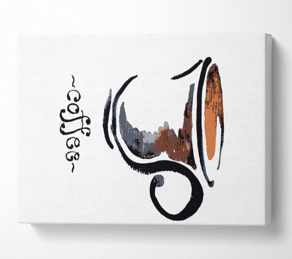 A Canvas Print of Coffee Cup Canvas Wall Art