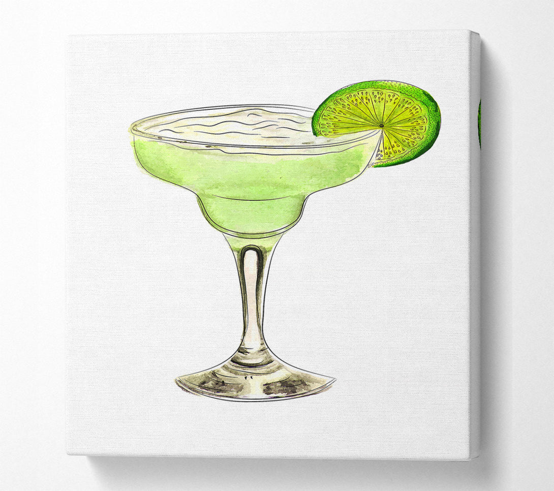  A Canvas Print of Margarita Cocktail 1 Canvas Art