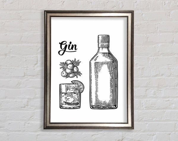 Gin And Tonic Over Ice 4 Framed Print