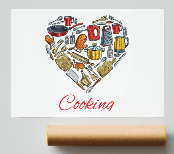 I Love Cooking 1 Giclee Print