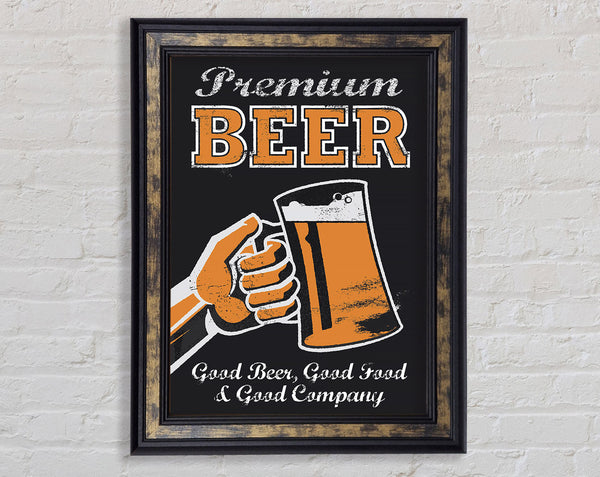 Beer Time 4 Framed Print