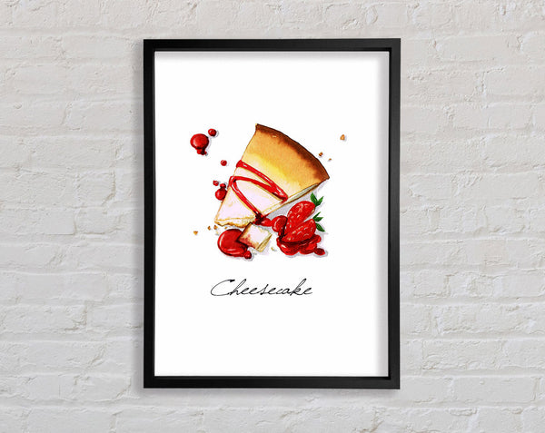 Strawberry Cheesecake Framed Print