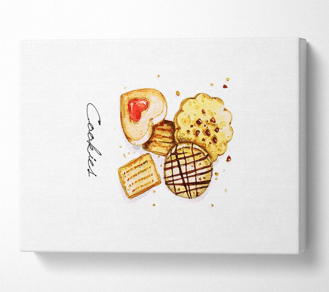  A Canvas Print of Biscuit Cookie Delight Canvas Wall Art