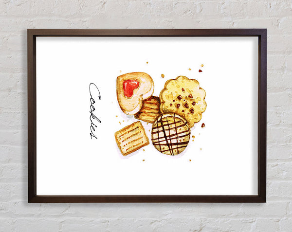 Biscuit Cookie Delight Framed Print