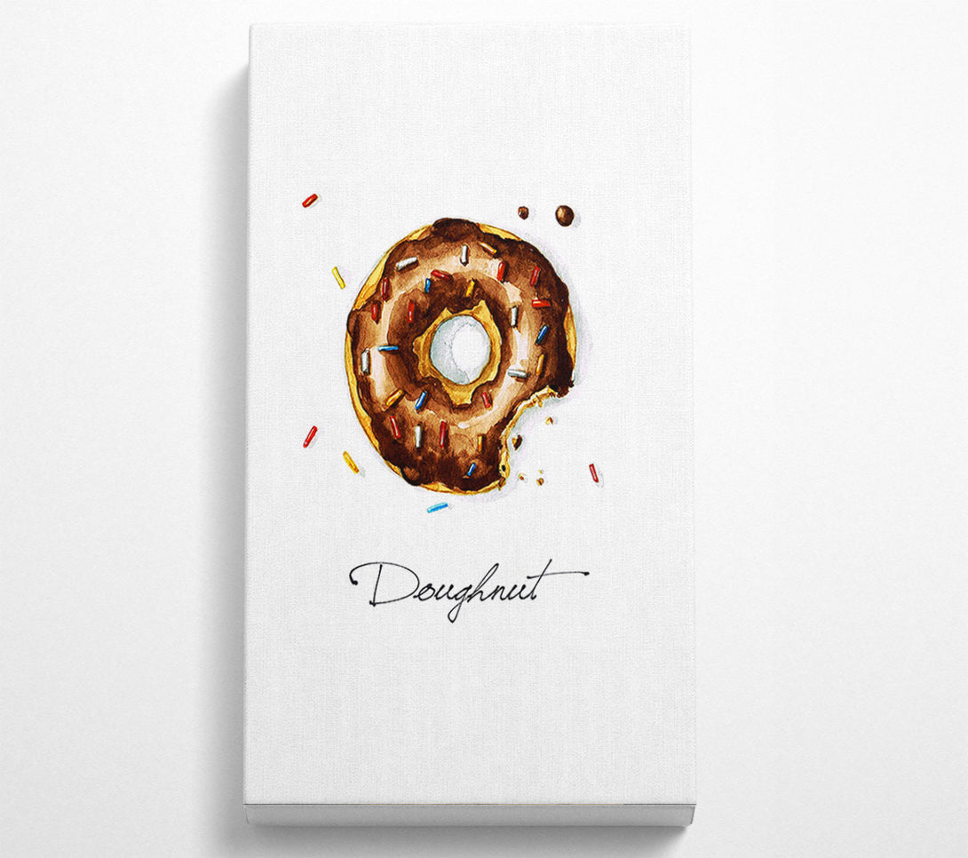  A Canvas Print of Chocolate Doughnut Canvas Art