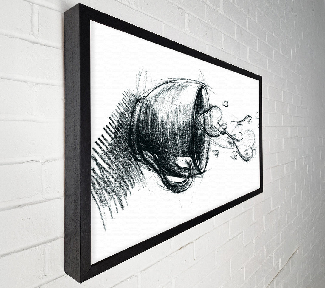  A Canvas Print of Coffee Lover 1 Canvas Print