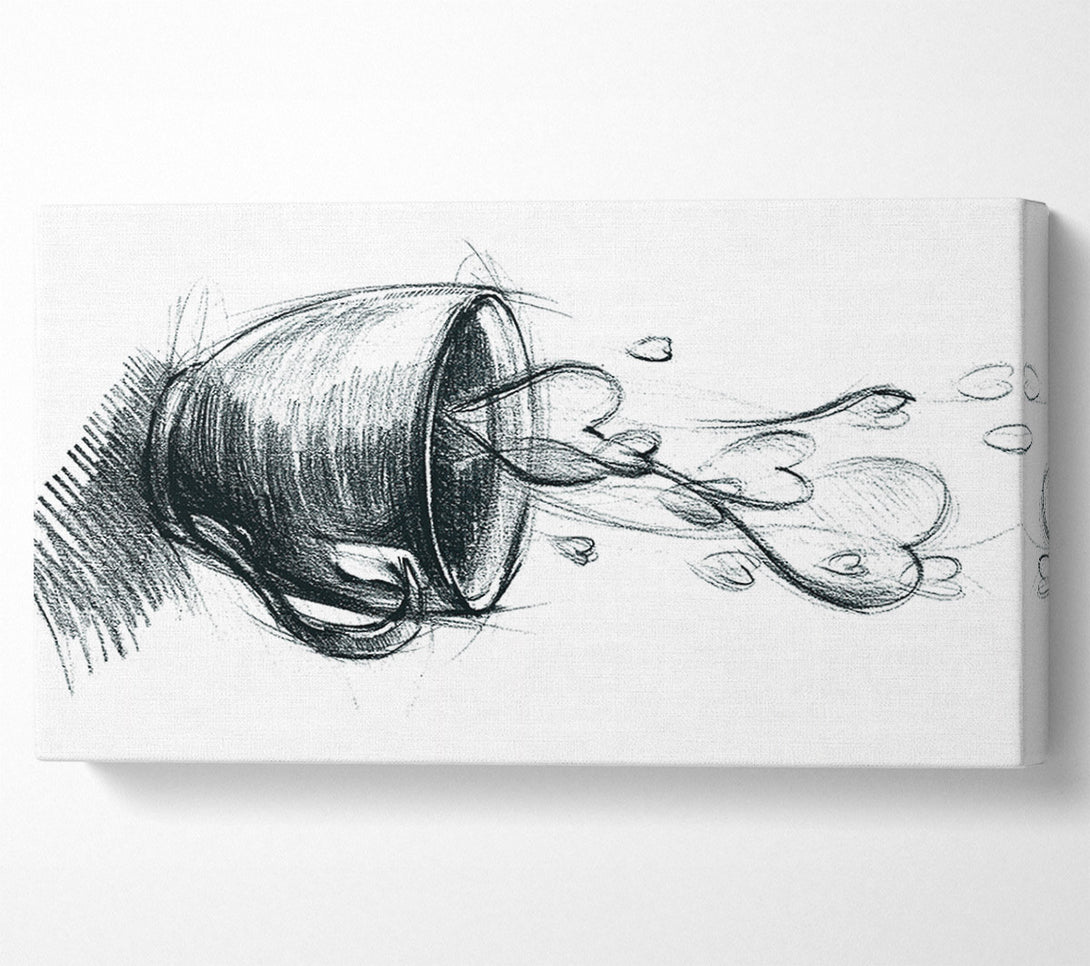  A Canvas Print of Coffee Lover 1 Canvas Print