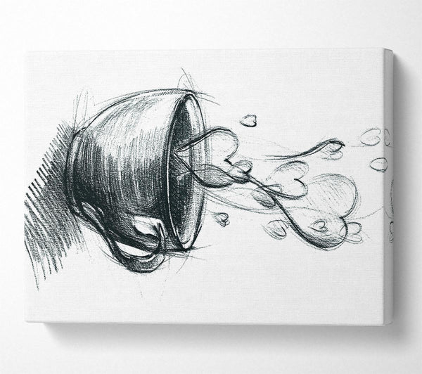  A Canvas Print of Coffee Lover 1 Canvas Print