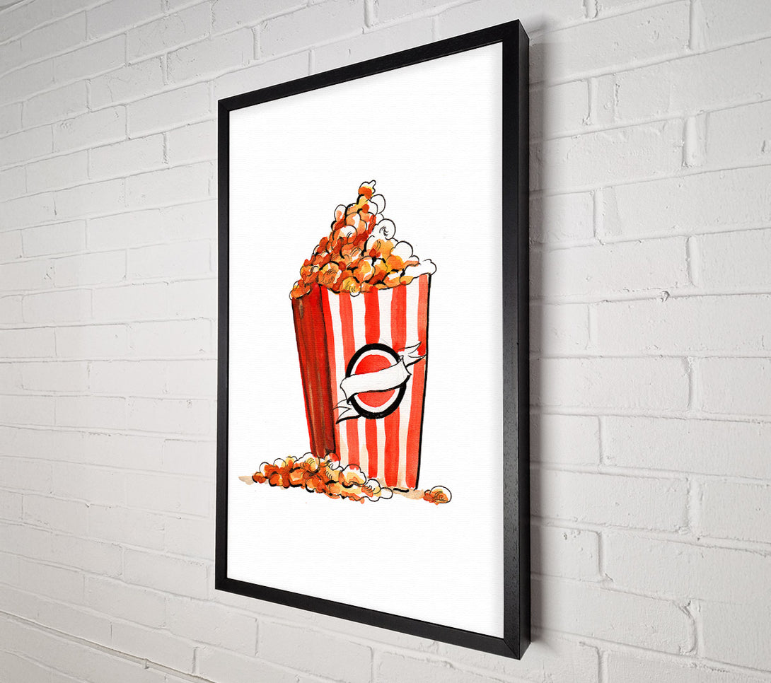  A Canvas Print of Time For Popcorn Canvas Wall Art