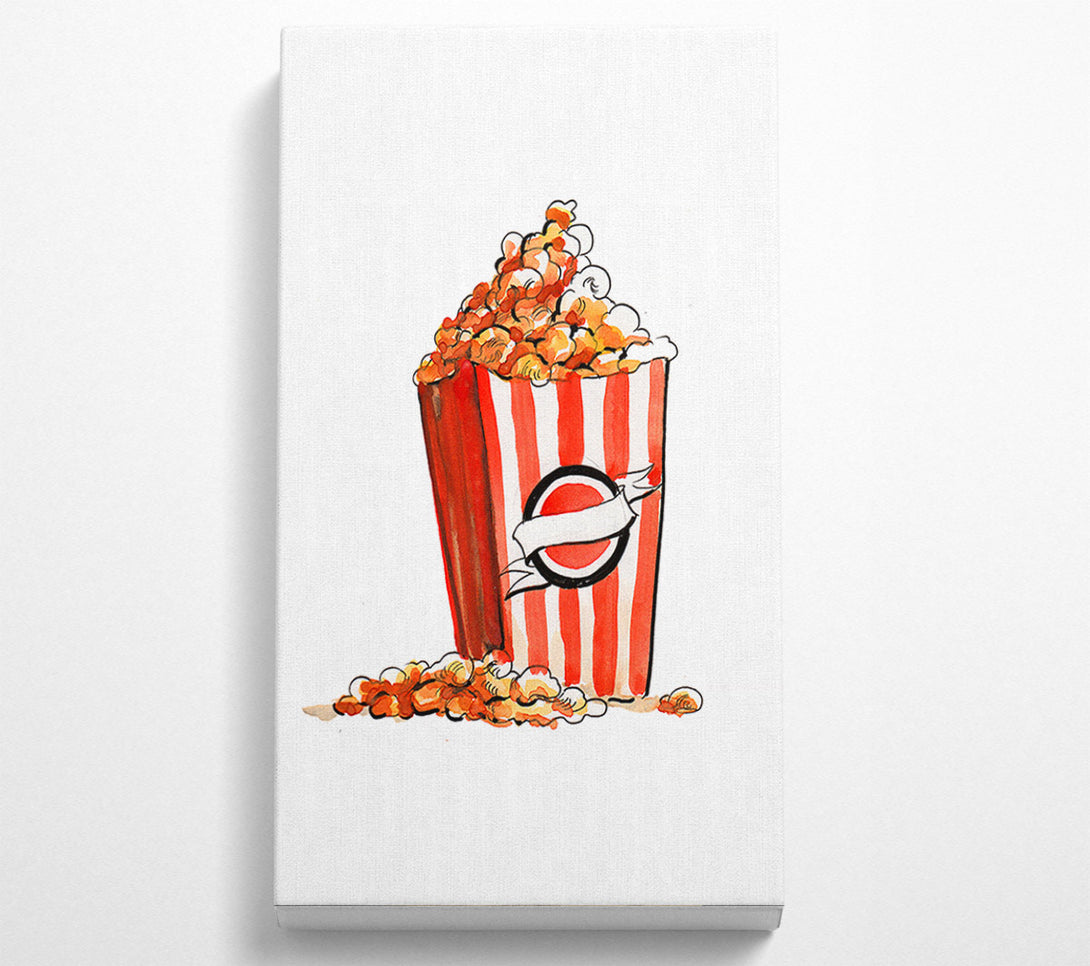  A Canvas Print of Time For Popcorn Canvas Wall Art