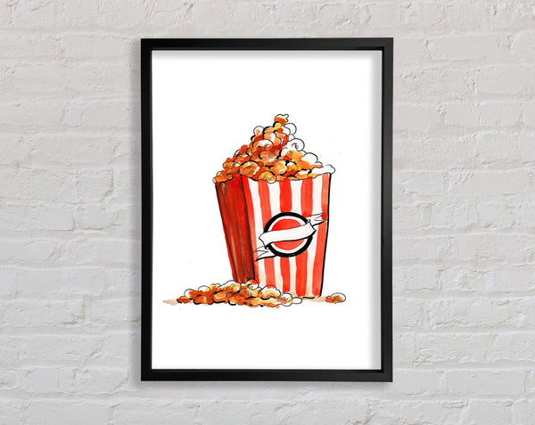 Time For Popcorn Framed Print