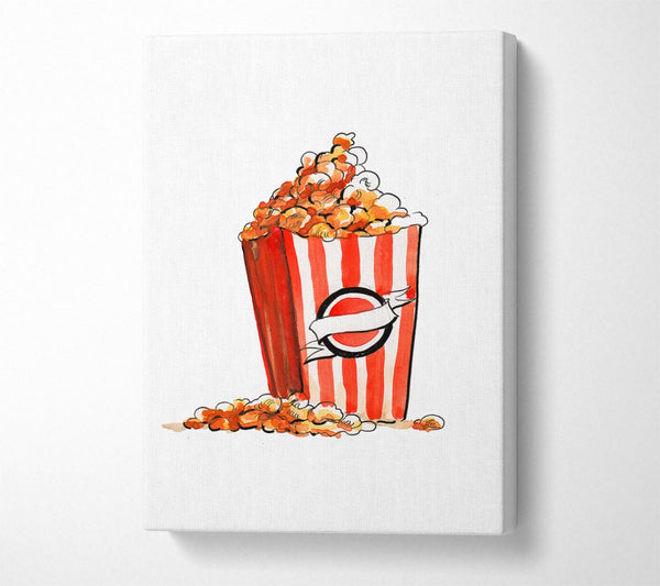  A Canvas Print of Time For Popcorn Canvas Wall Art