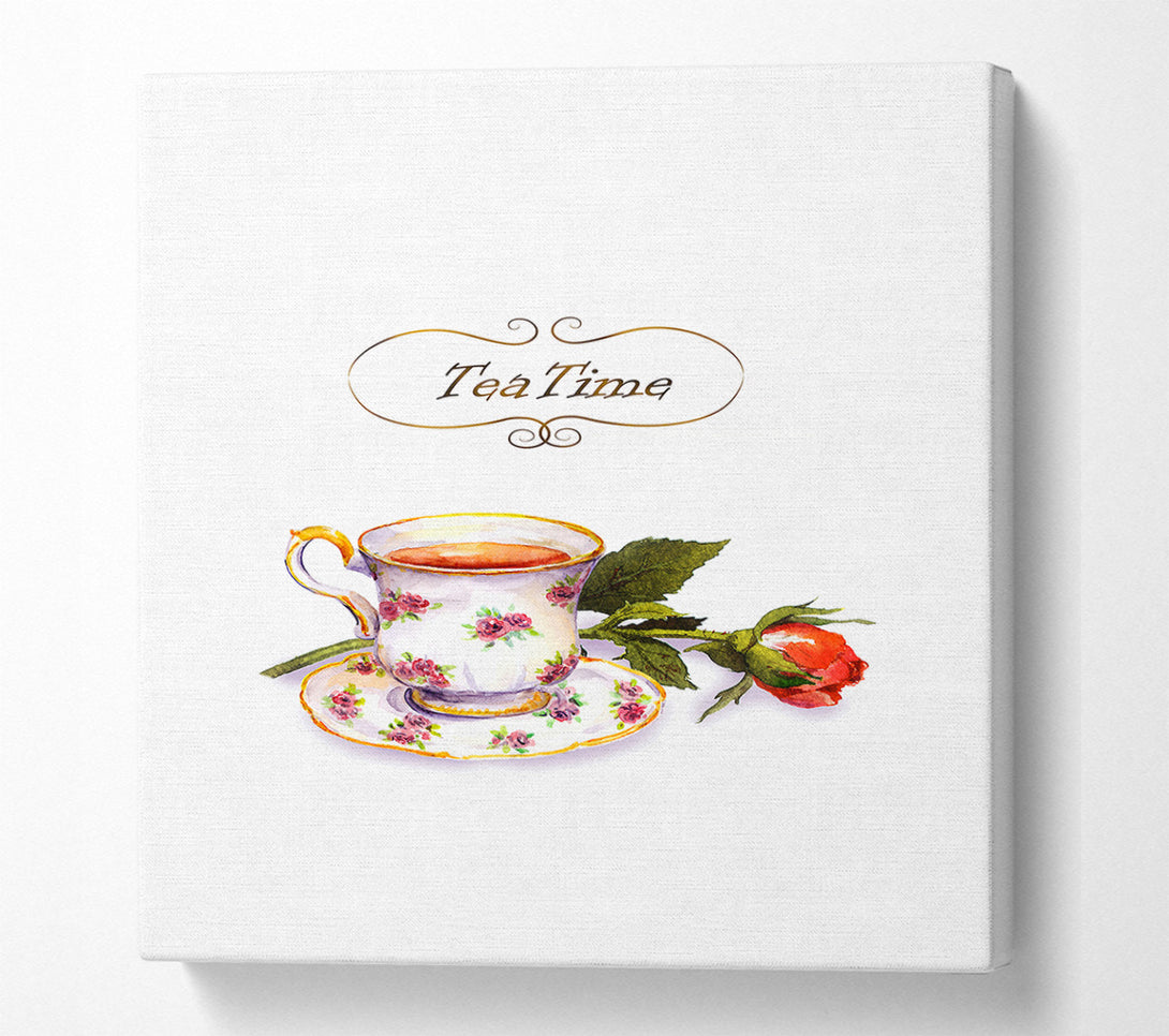  A Canvas Print of Tea Time Canvas Art
