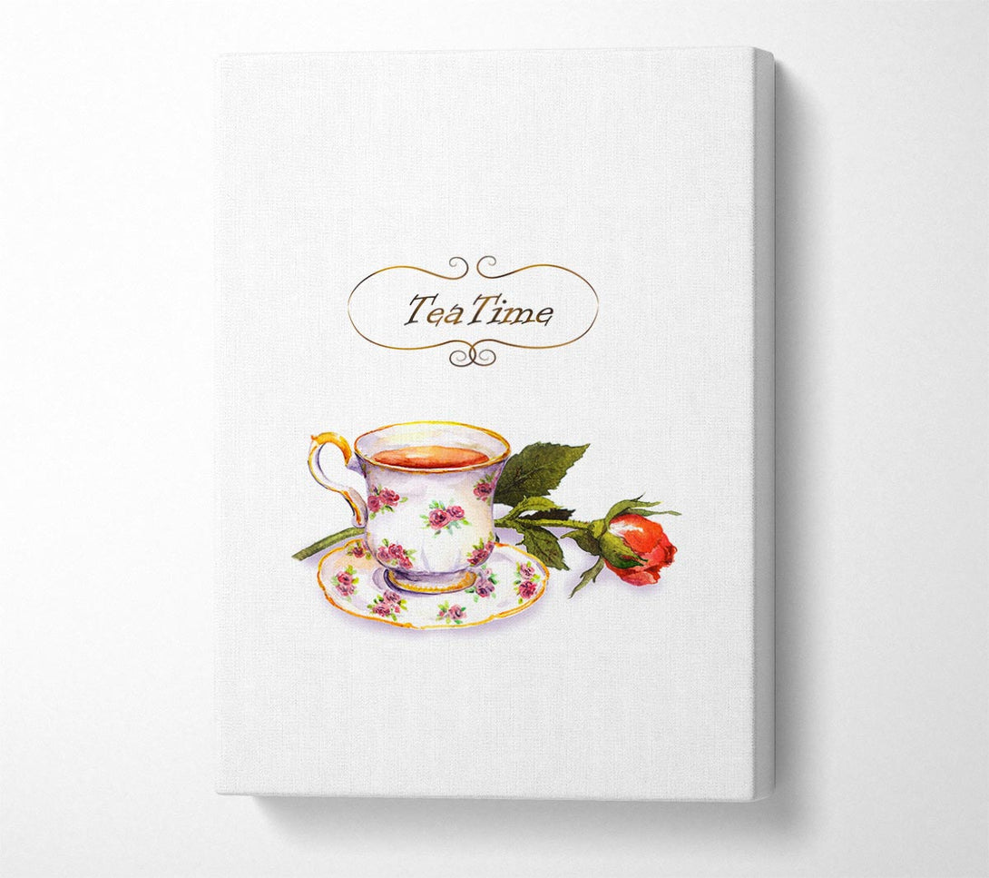  A Canvas Print of Tea Time Canvas Art