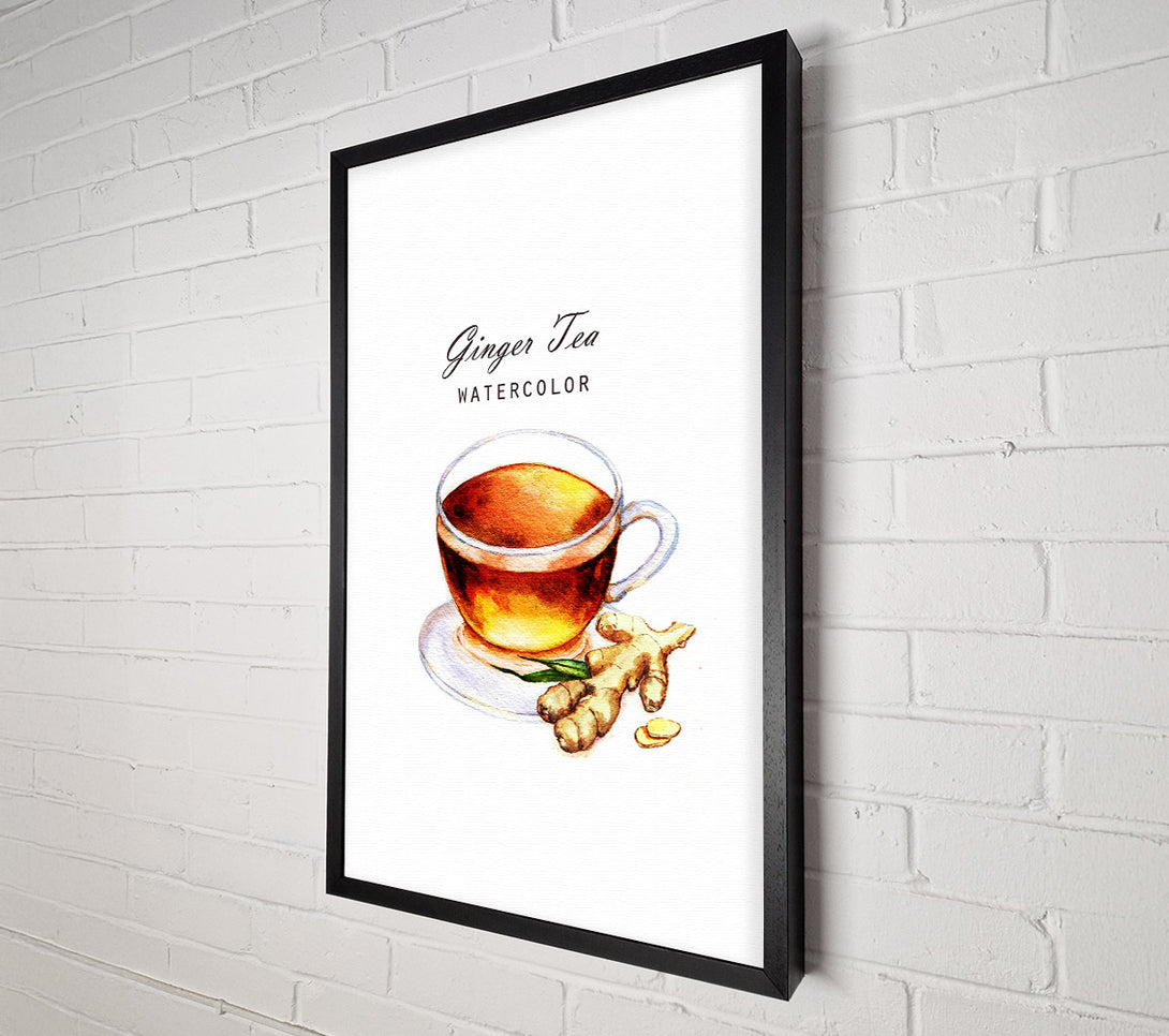  A Canvas Print of Ginger Tea Canvas Print