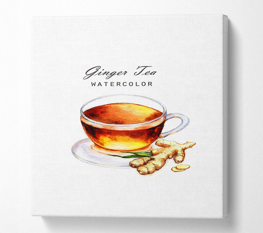  A Canvas Print of Ginger Tea Canvas Print