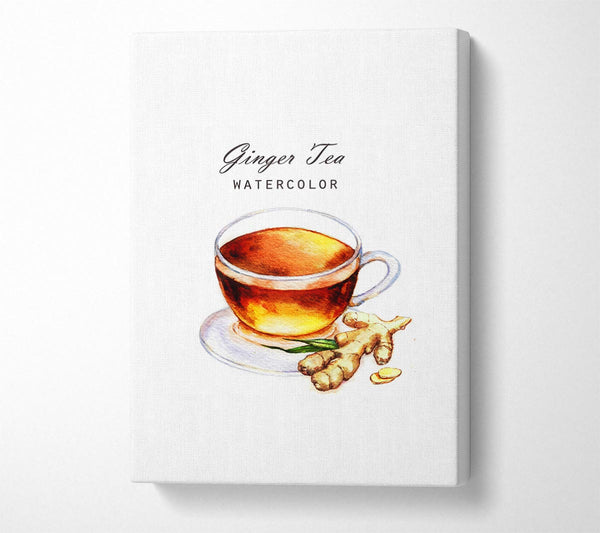  A Canvas Print of Ginger Tea Canvas Print