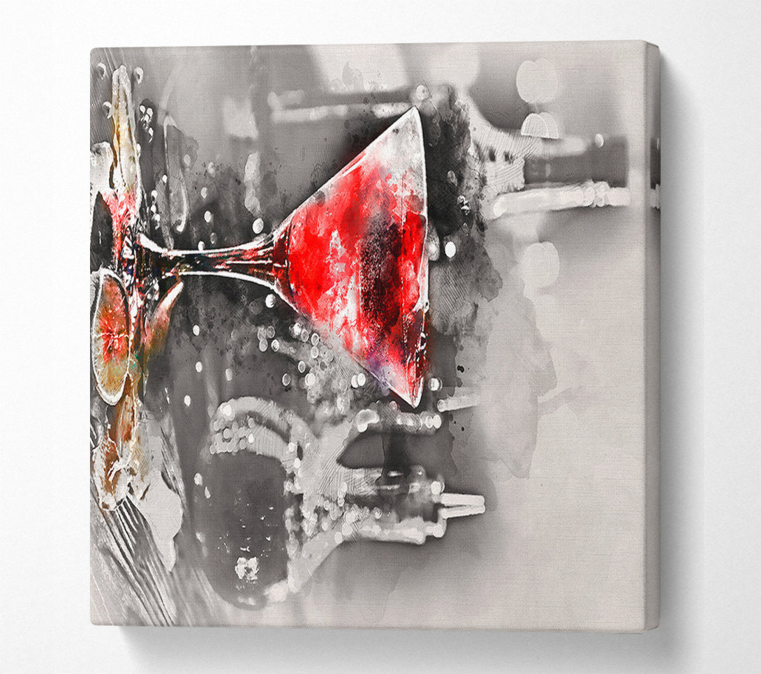  A Canvas Print of Red Cocktail Canvas Print