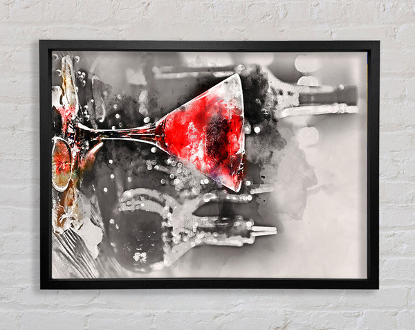 Red Cocktail Framed Print