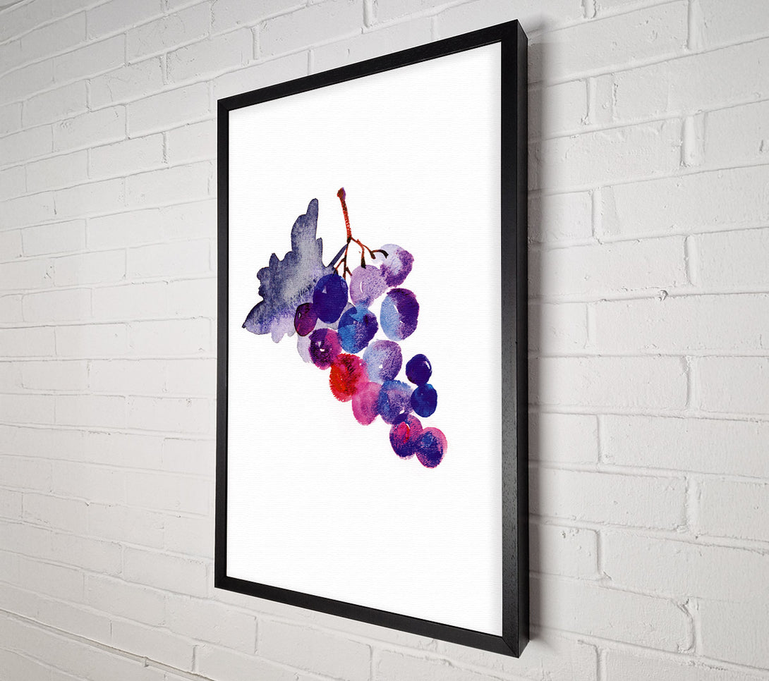  A Canvas Print of Wine Grapes Canvas Art