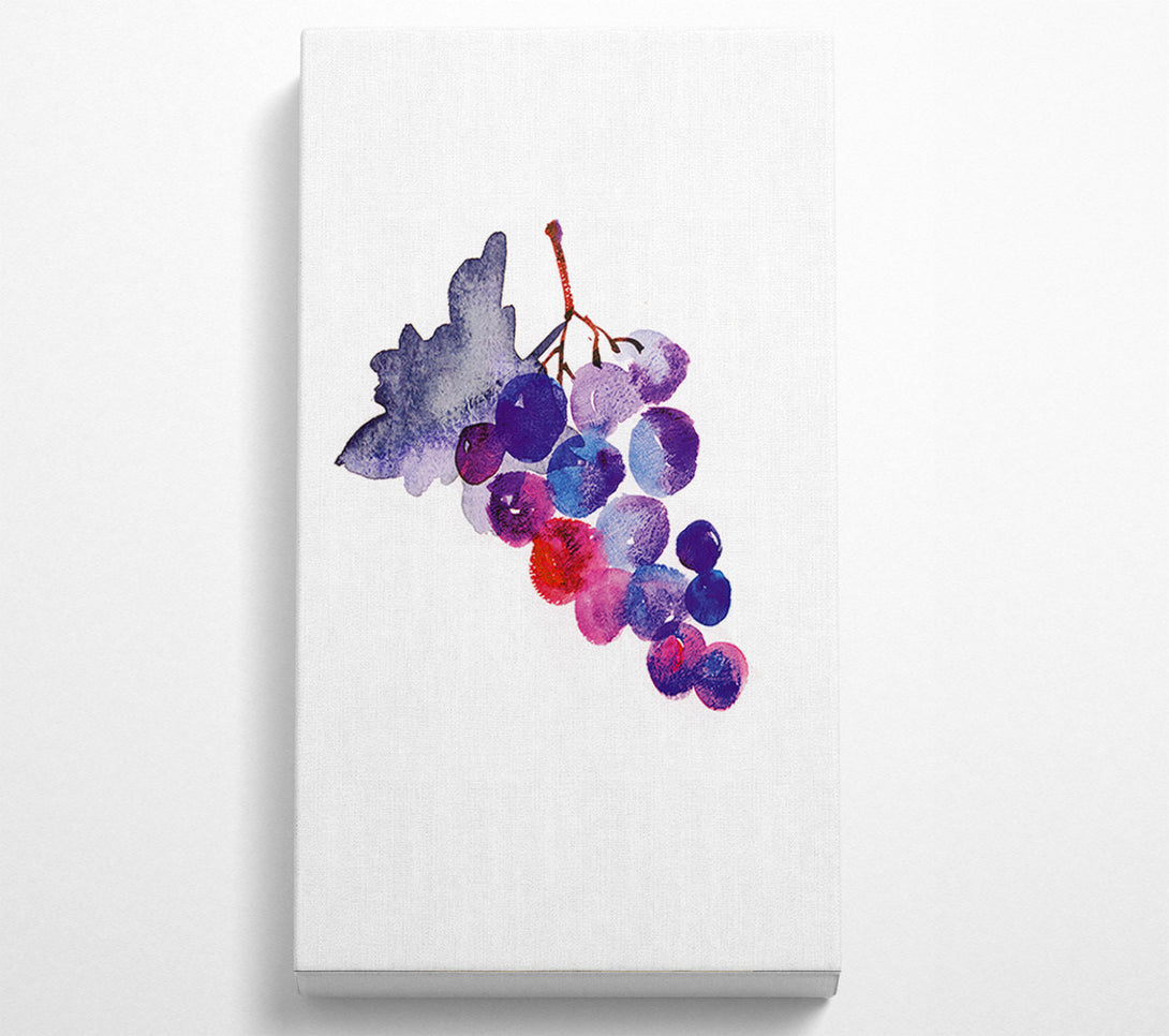  A Canvas Print of Wine Grapes Canvas Art