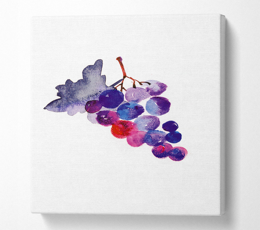  A Canvas Print of Wine Grapes Canvas Art