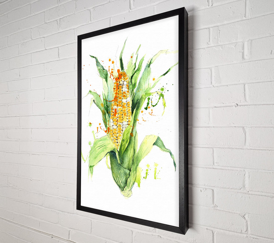  A Canvas Print of Sweetcorn 2 Canvas Wall Art