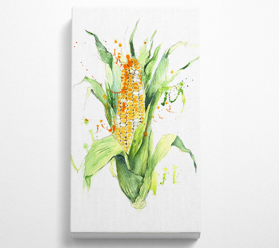  A Canvas Print of Sweetcorn 2 Canvas Wall Art
