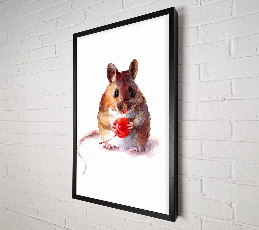  A Canvas Print of Cherry Mouse Canvas Art
