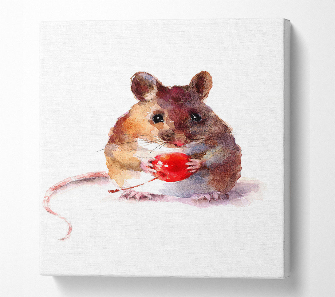  A Canvas Print of Cherry Mouse Canvas Art