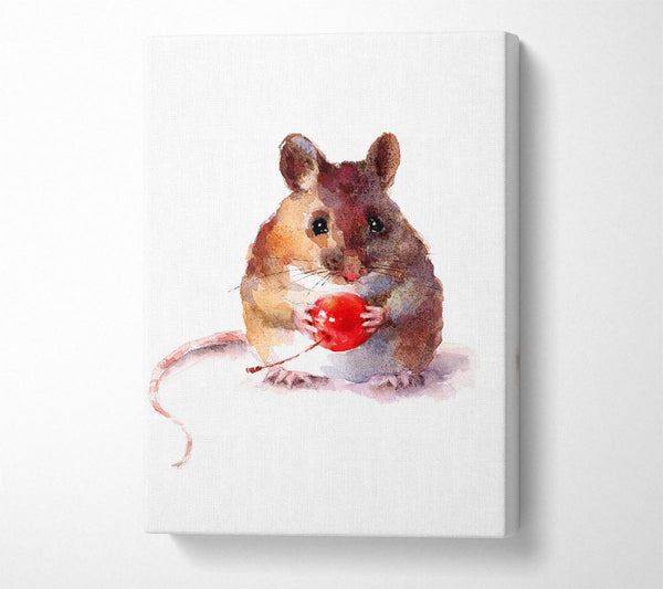  A Canvas Print of Cherry Mouse Canvas Art