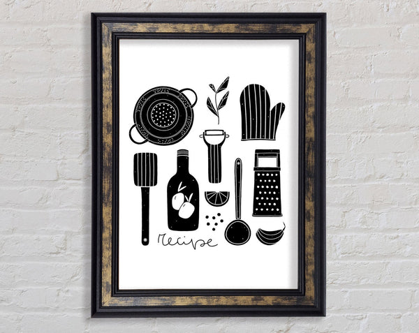 Utensils 3 Framed Print
