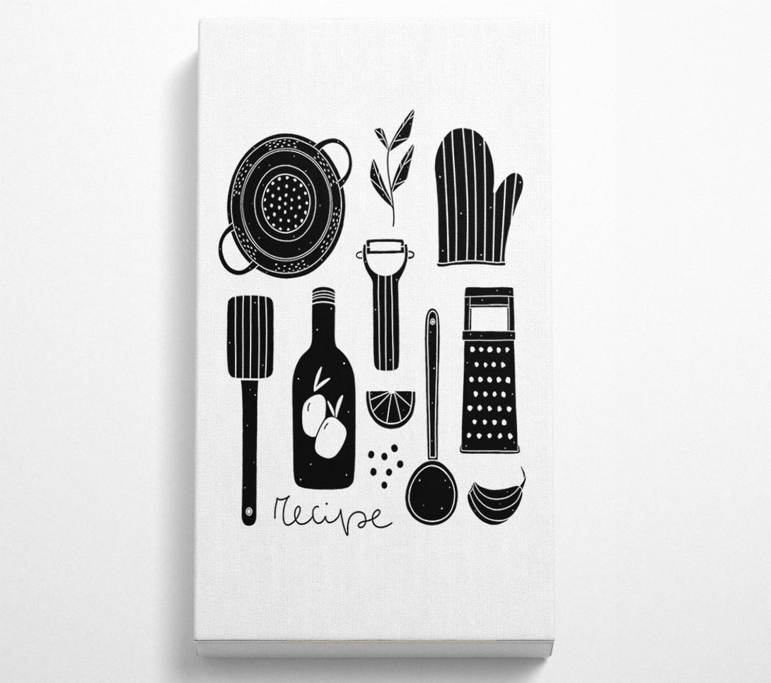 A Canvas Print of Utensils 3 Canvas Wall Art