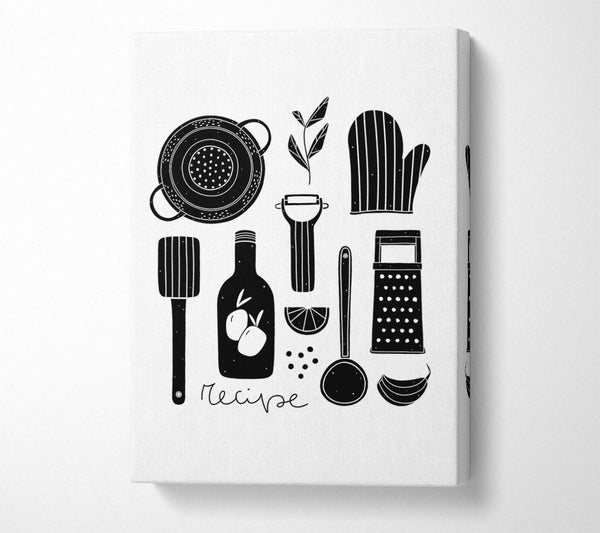  A Canvas Print of Utensils 3 Canvas Wall Art
