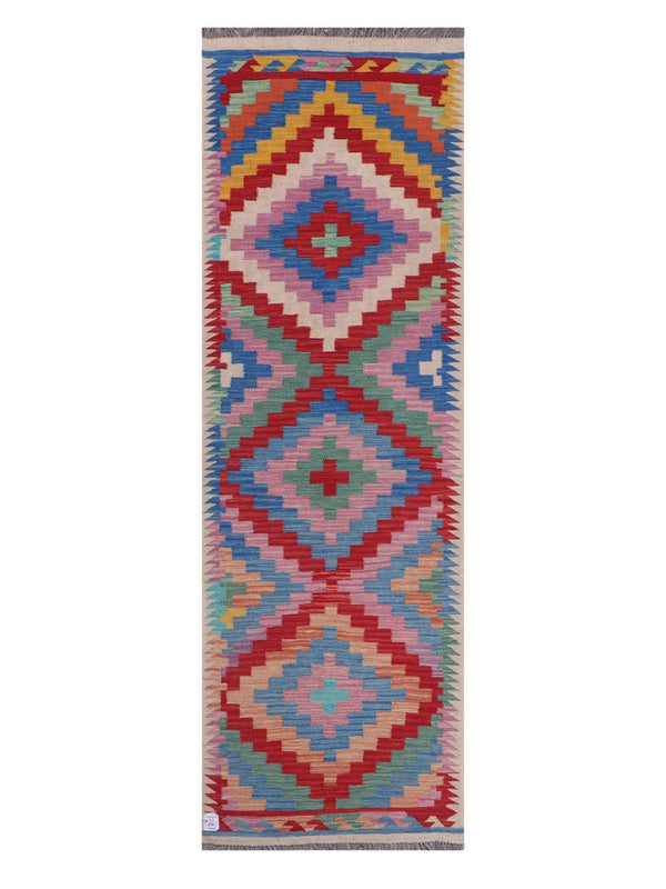 Maimana Afghanistan Kilim Runner - 250 x 79 cm