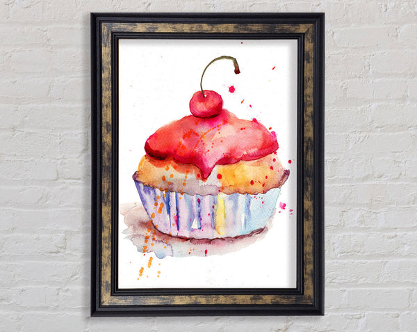 Cherry On Top Framed Print