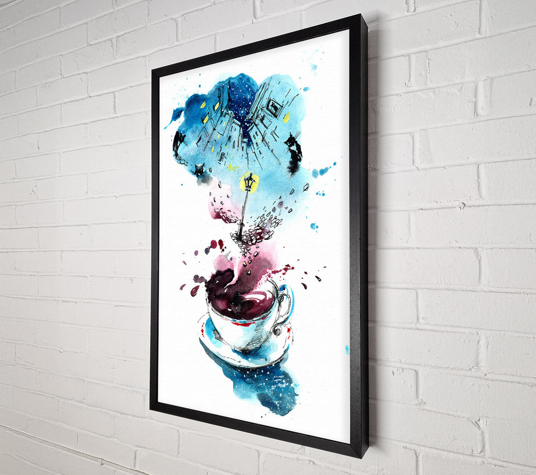  A Canvas Print of Coffee Nights Canvas Print