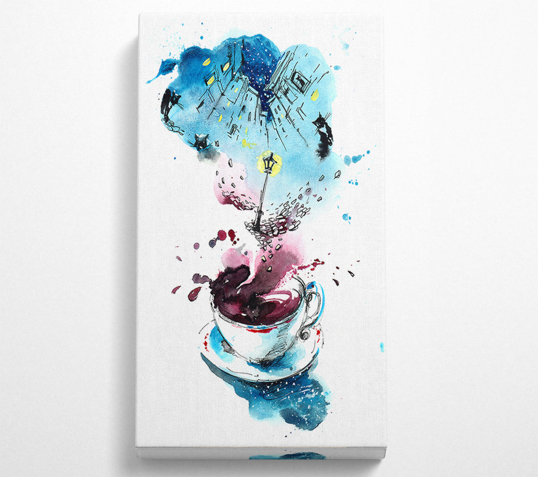  A Canvas Print of Coffee Nights Canvas Print