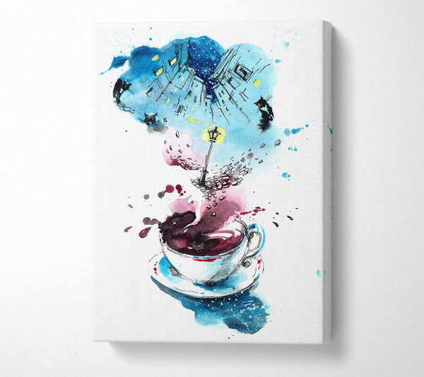  A Canvas Print of Coffee Nights Canvas Print