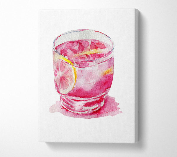  A Canvas Print of Pink Lemonade Canvas Art