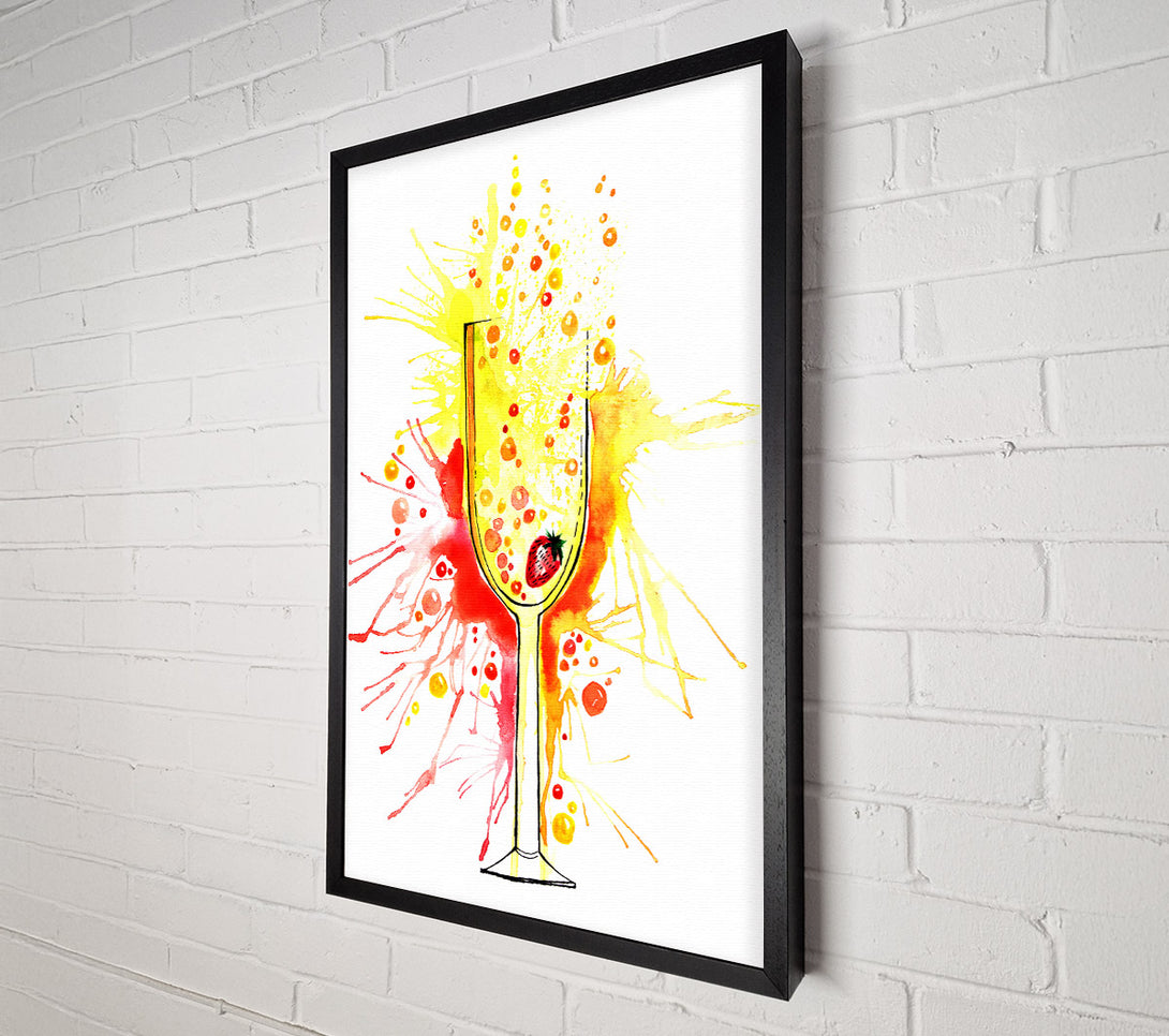  A Canvas Print of Champagne Cocktail Canvas Print