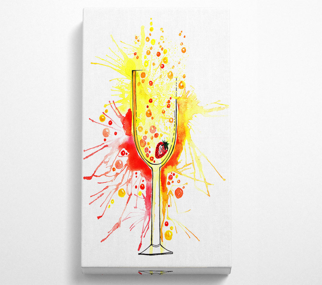  A Canvas Print of Champagne Cocktail Canvas Print