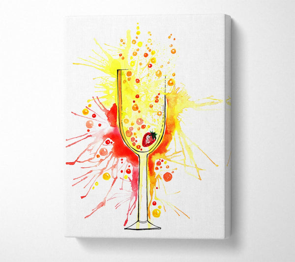  A Canvas Print of Champagne Cocktail Canvas Print