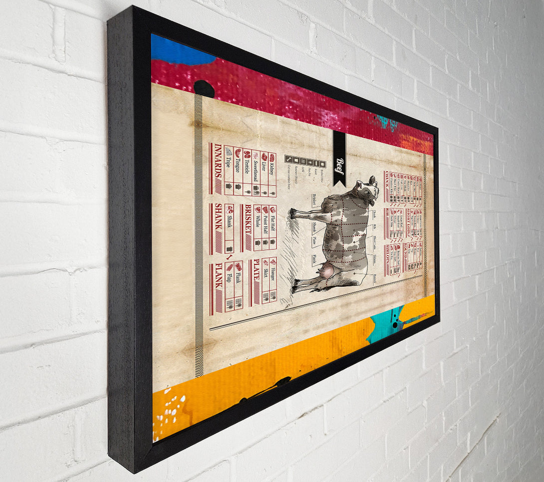  A Canvas Print of Butchers Selection 13 Canvas Print